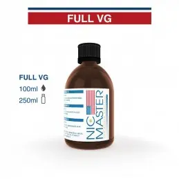 Glicerina Vegetale - 100ml in bottiglia da 250 ML - NIC MASTER