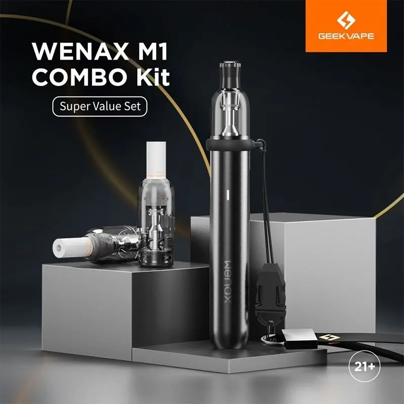 Wenax M1 COMBO KIT - Geekvape - Spiral Grey