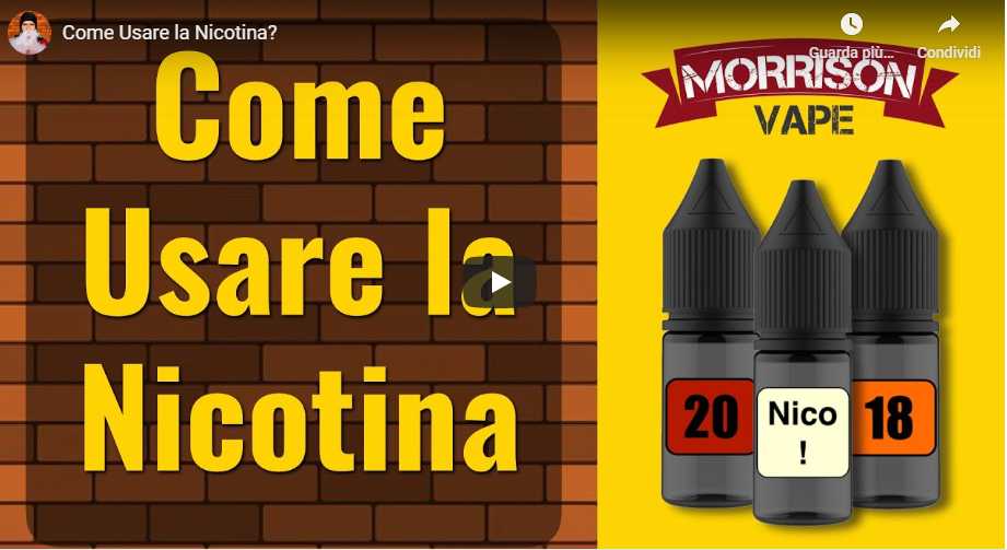 [VIDEO] Come usare la nicotina in un liquido fai da te